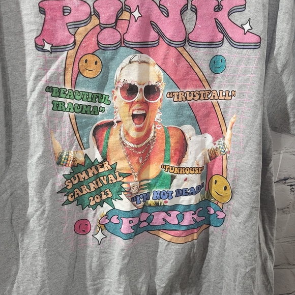 Pink  Band Tee Summer Carnival Tour 2023 XL - Picture 3 of 4